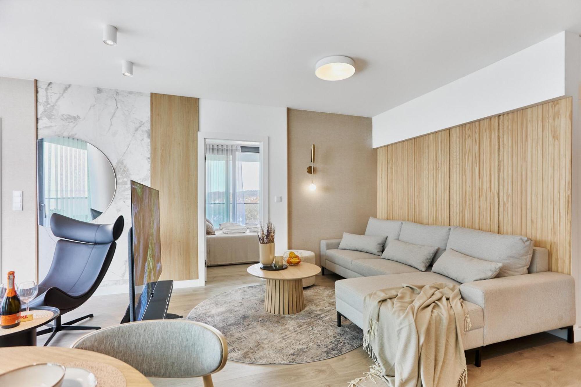 Wave Beachfront Family Apartment 米兹多洛杰 外观 照片